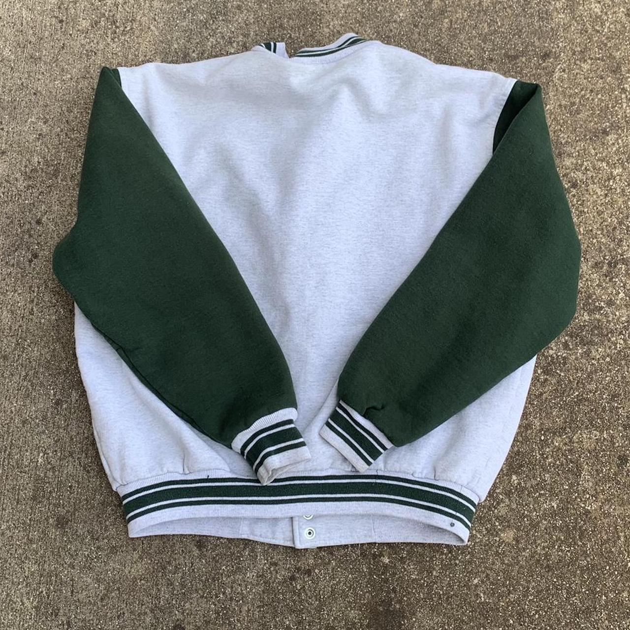 American Vintage Men's Green and White Jacket (4)