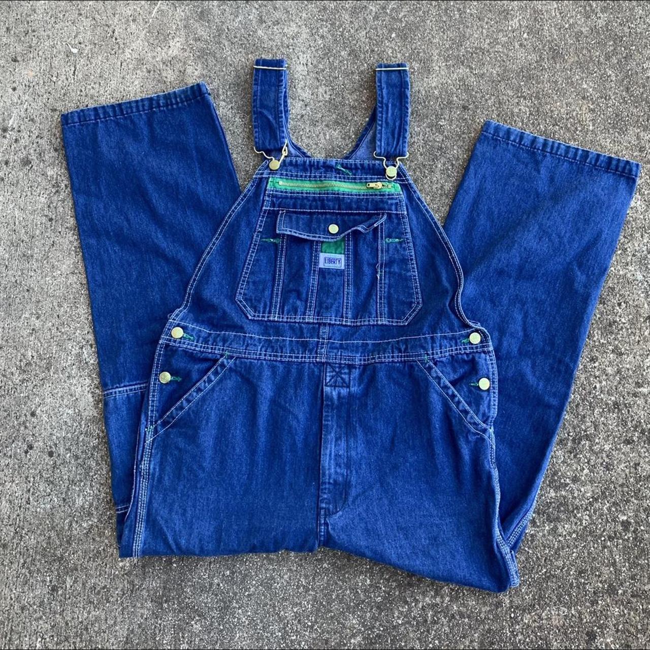 American Vintage Men's Blue Dungarees-overalls