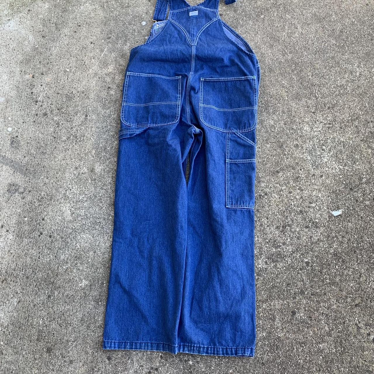 American Vintage Men's Blue Dungarees-overalls (2)