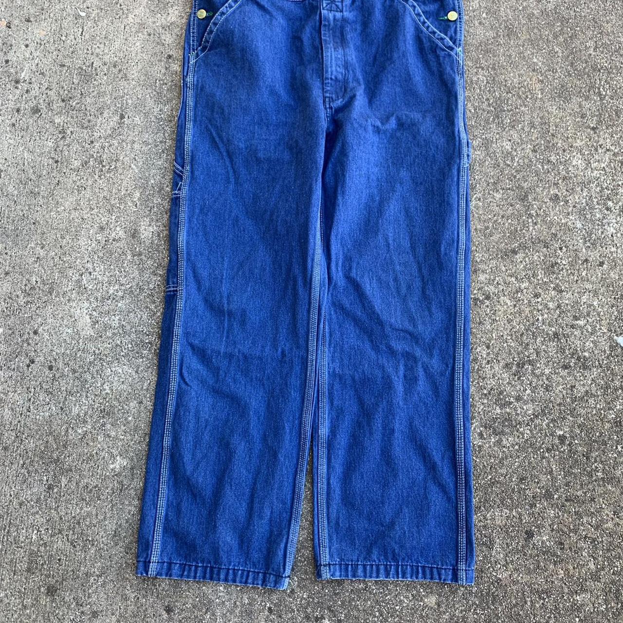 American Vintage Men's Blue Dungarees-overalls (4)