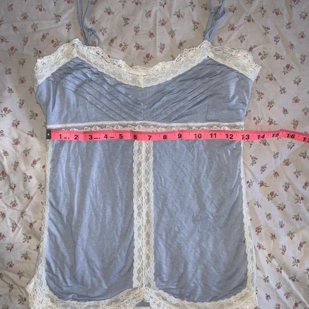 PJ Salvage Women's Blue and White Vest (4)