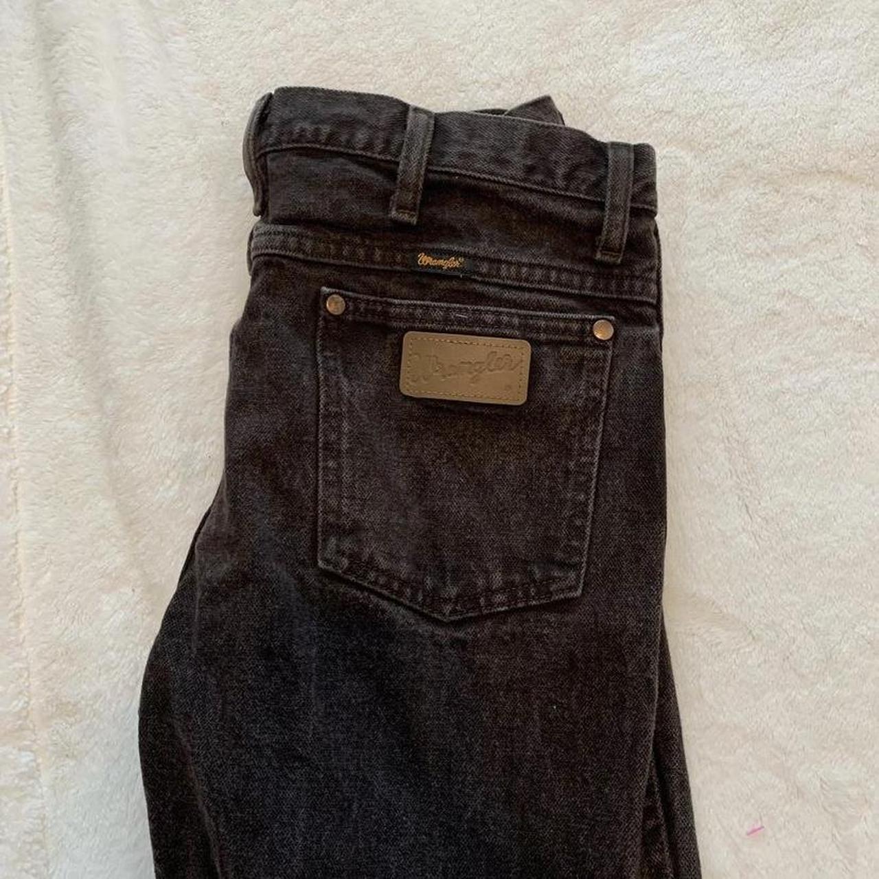 Super cute brown Wrangler jeans Never worn Size 6 $20 - Depop