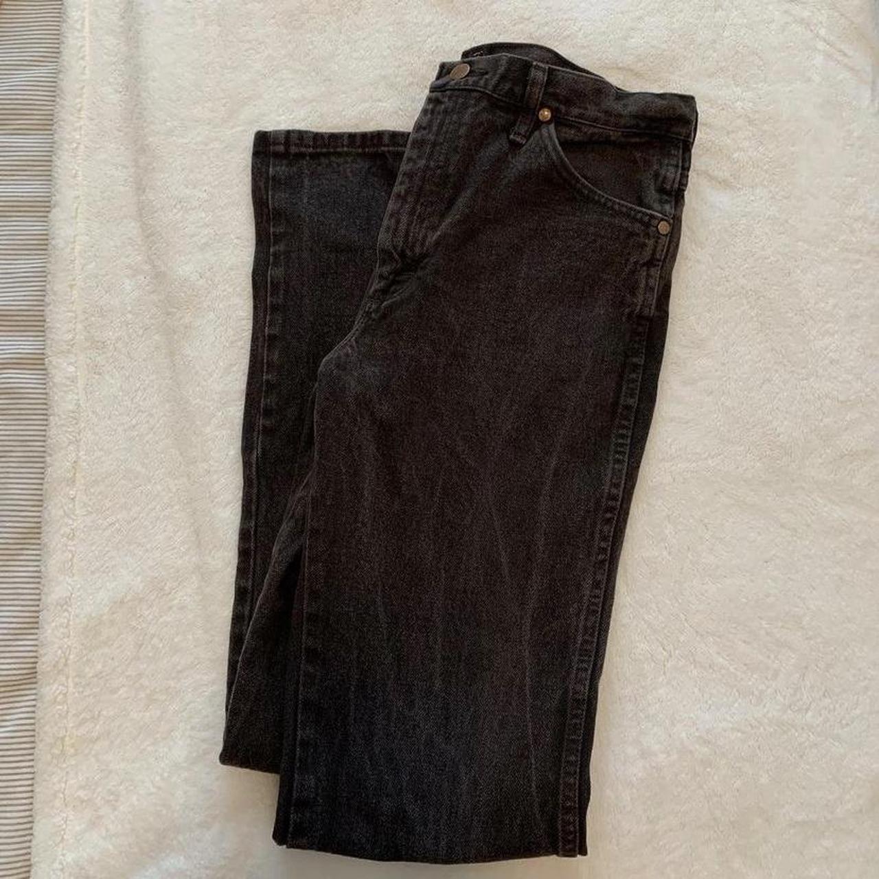 Super cute brown Wrangler jeans Never worn Size 6 $20 - Depop