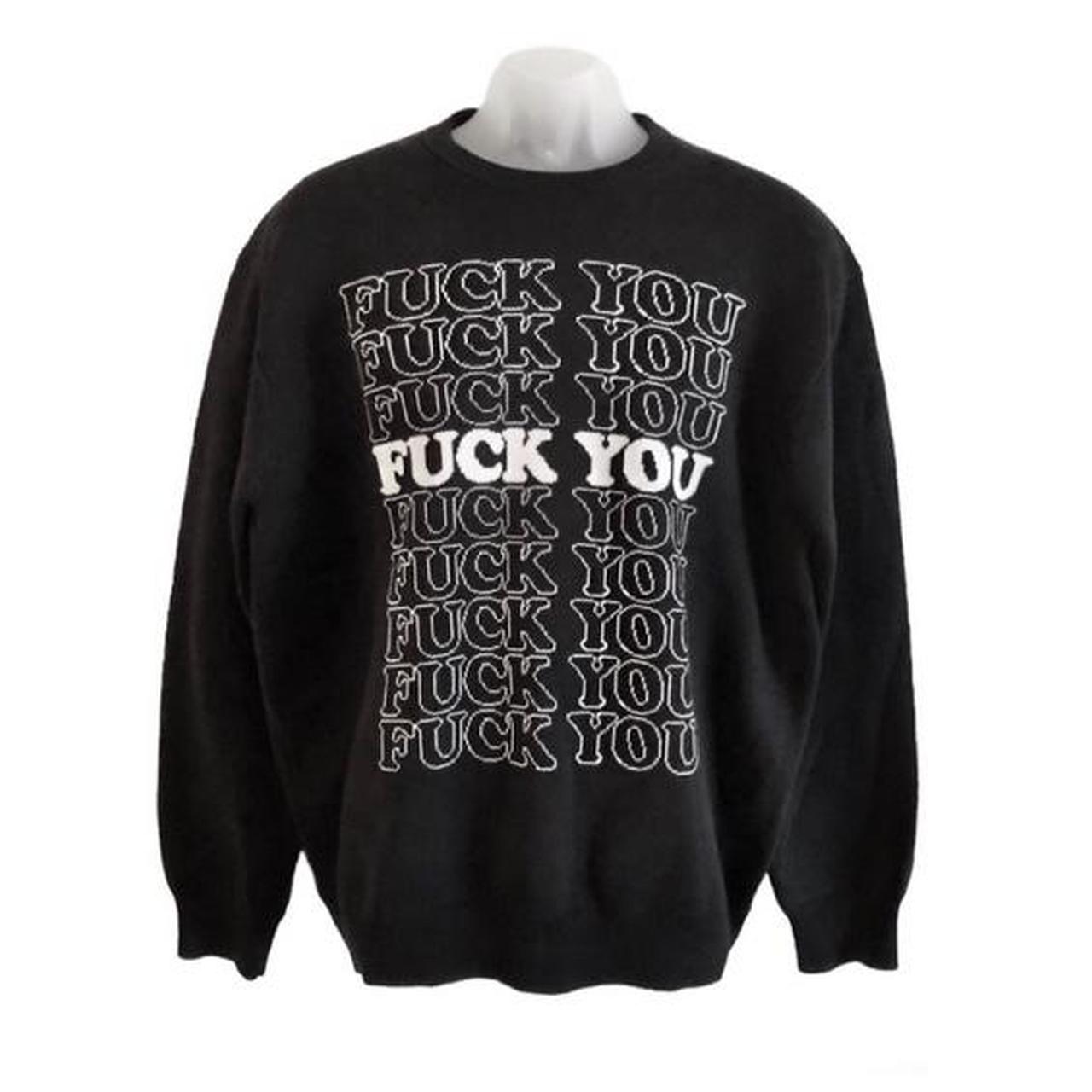 This is the Fuck You crewneck sweater from the... - Depop