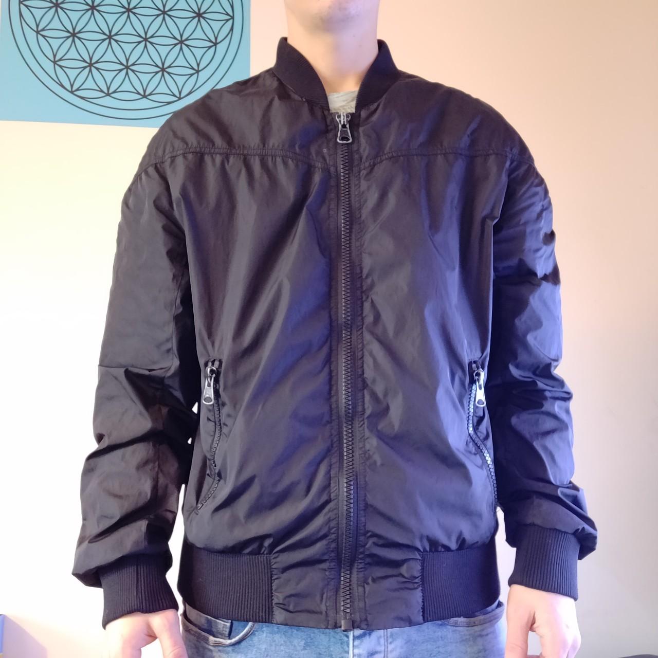 Guess blue 2025 bomber jacket