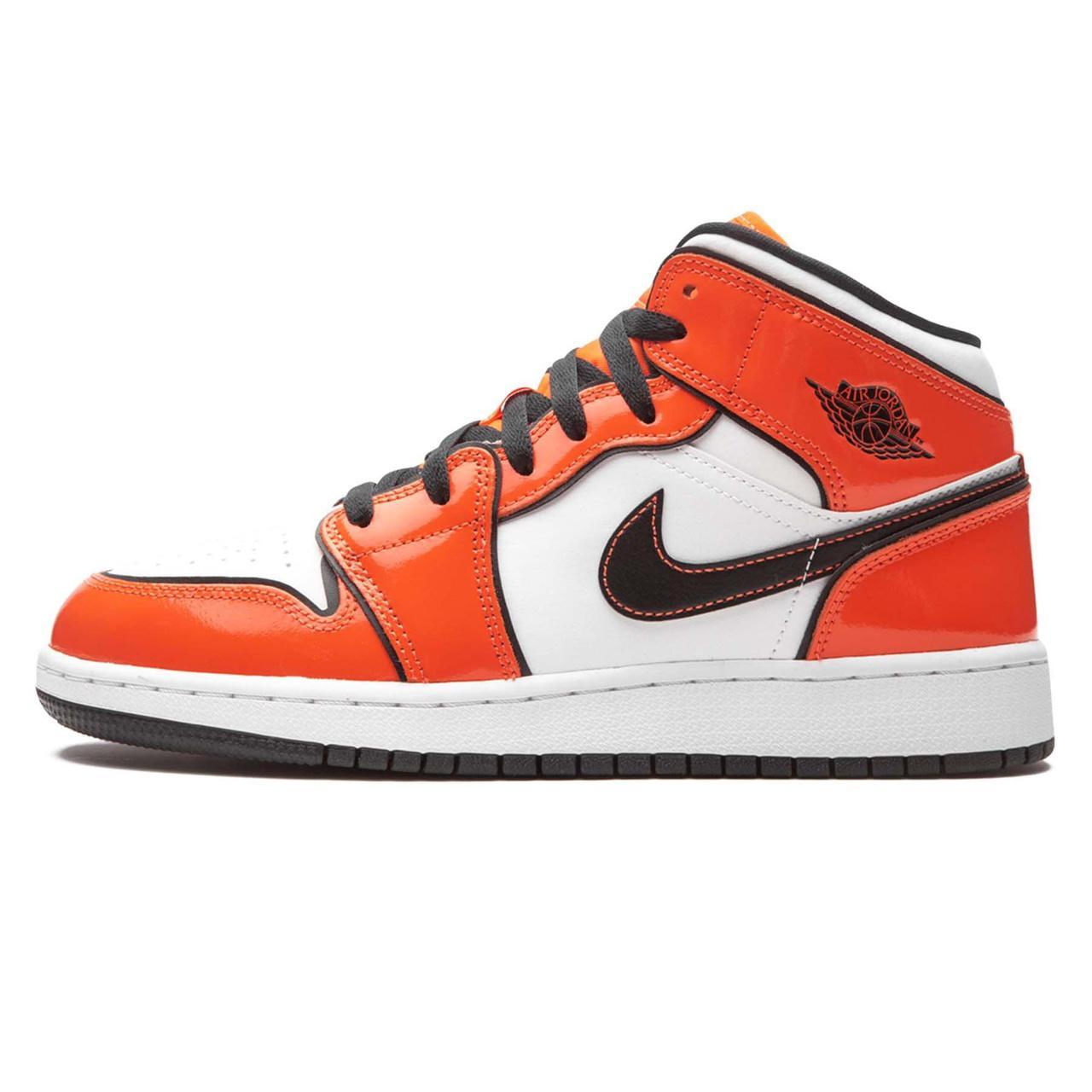 Jordan 1 mids turf orange 🍊 Brand new with box 📦... - Depop