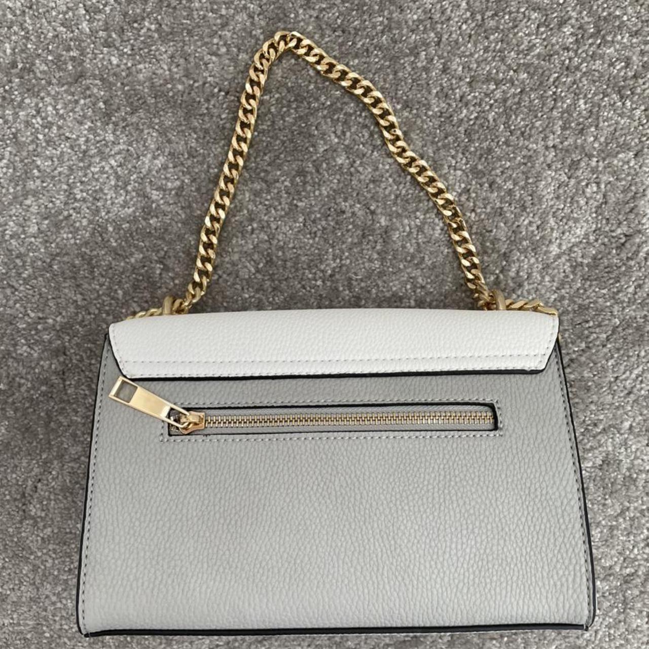 Brand new Aldo white and grey handbag, with 2 straps... - Depop