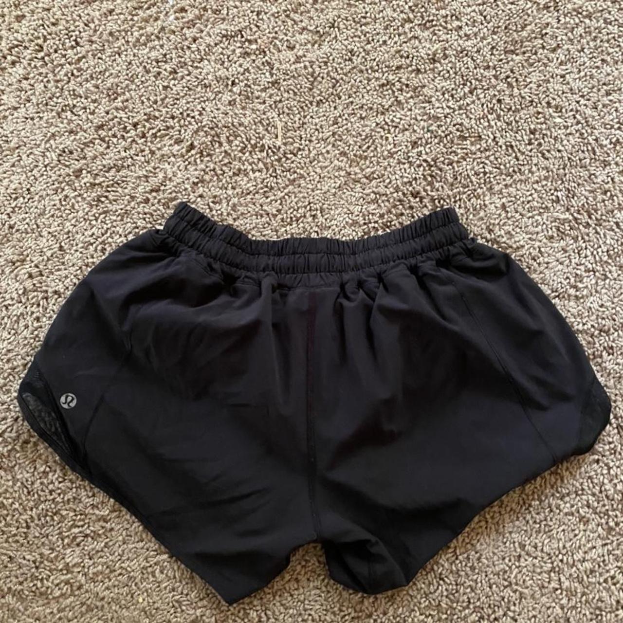 Lululemon black hotty hot shorts