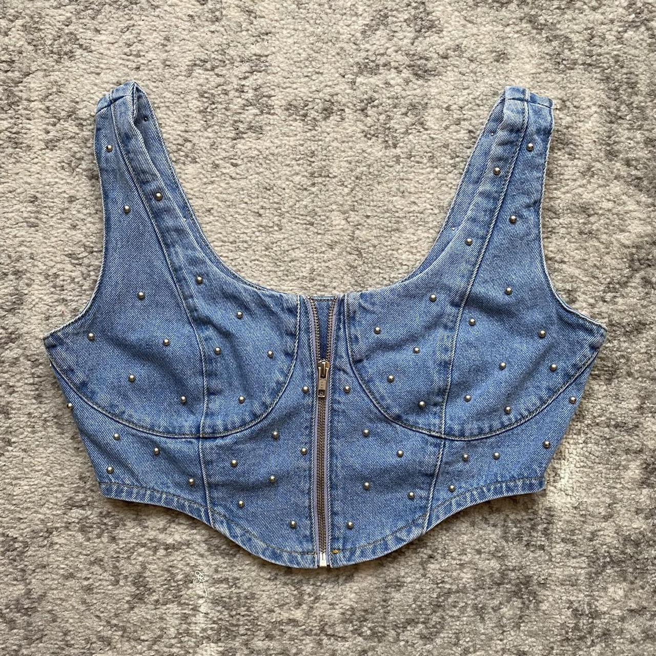 Milk It Women's Blue and Navy Corset