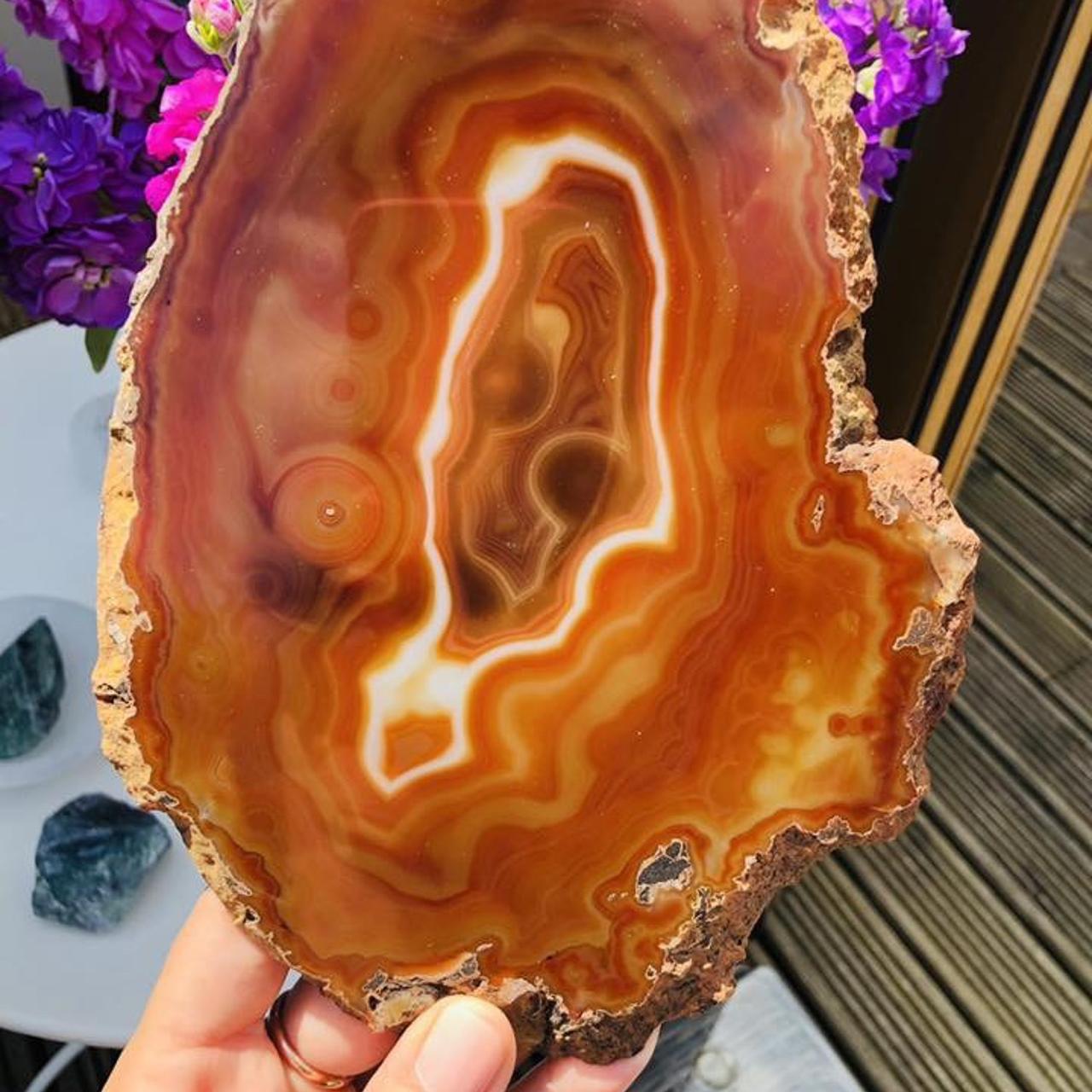 Large Fire Agate Slices Did you know that
