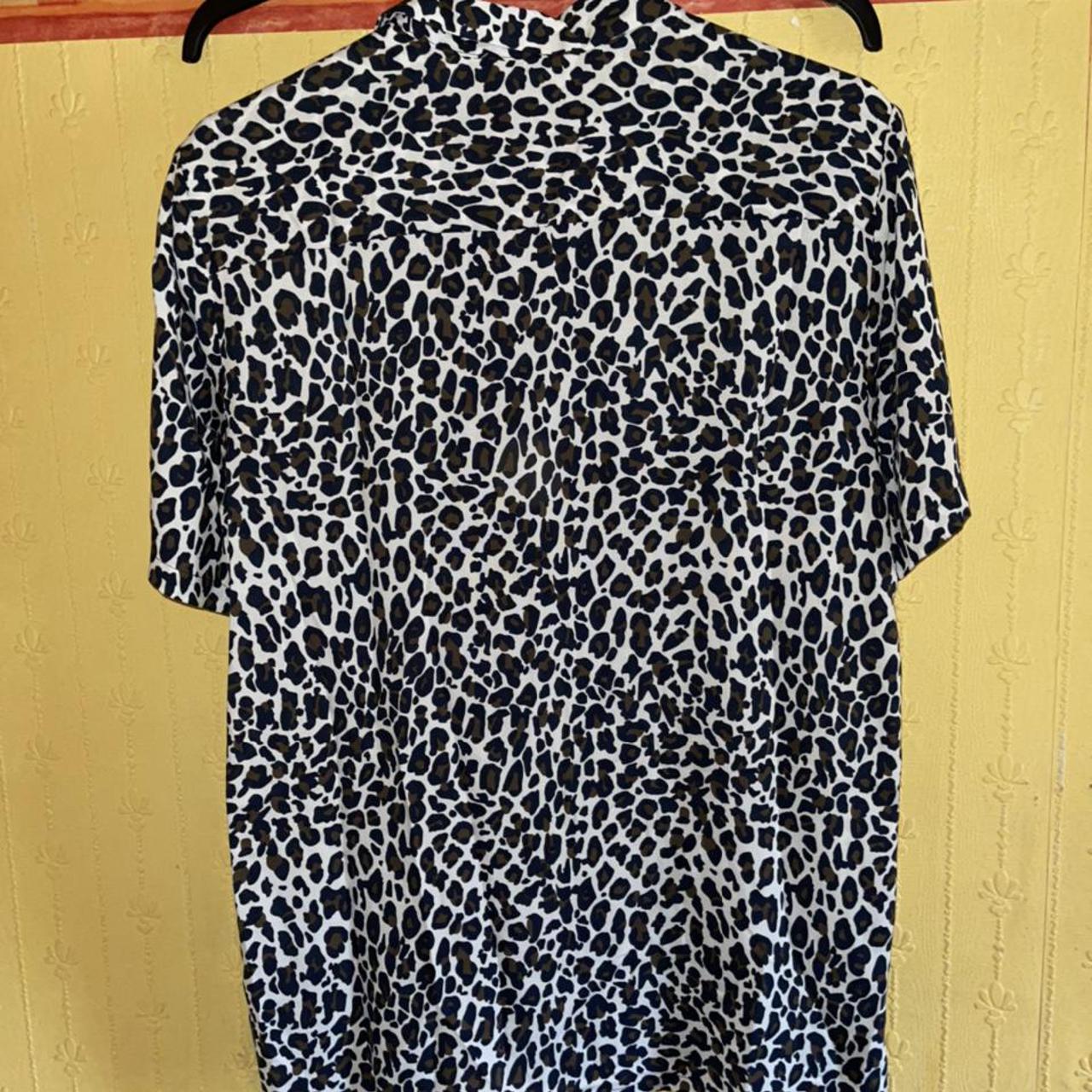 Topman boxy fit leopard print shirt brand new still... - Depop