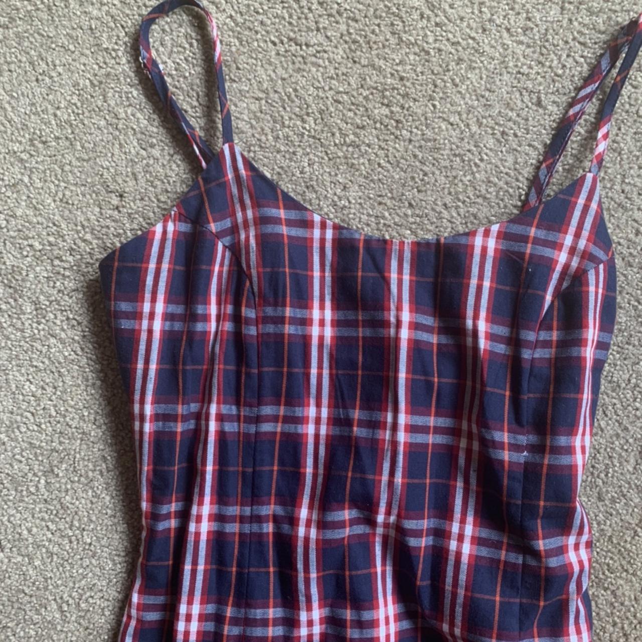 BEYOND HER PLAID MINI DRESS, barely worn (like 3... - Depop