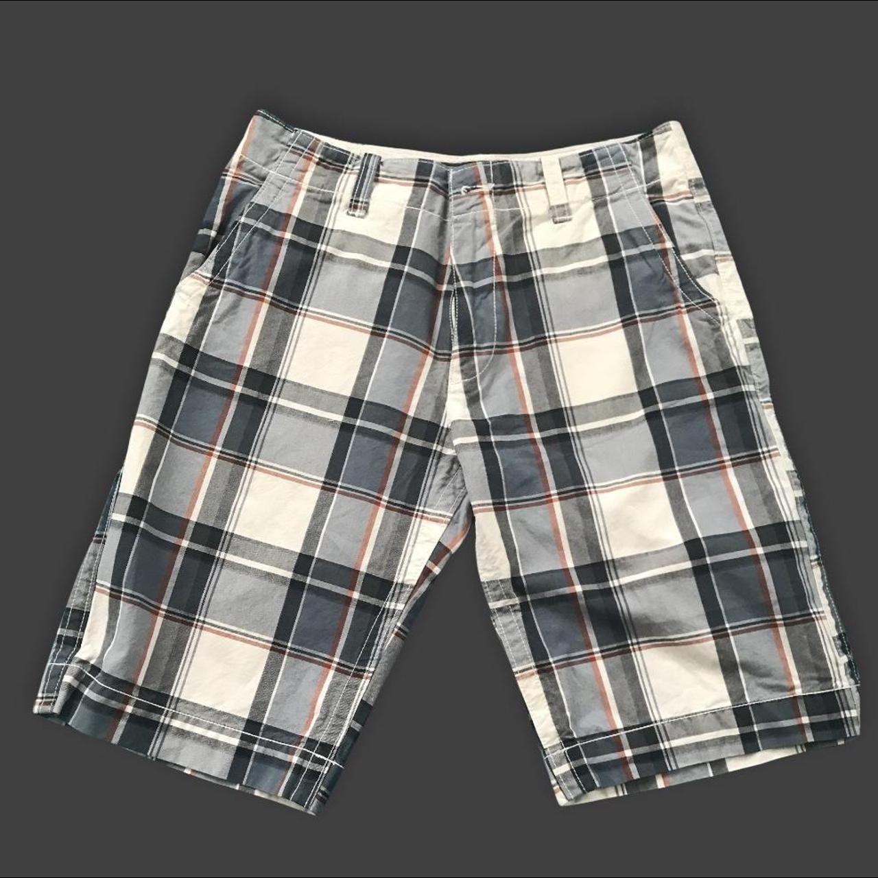 old navy plaid shorts