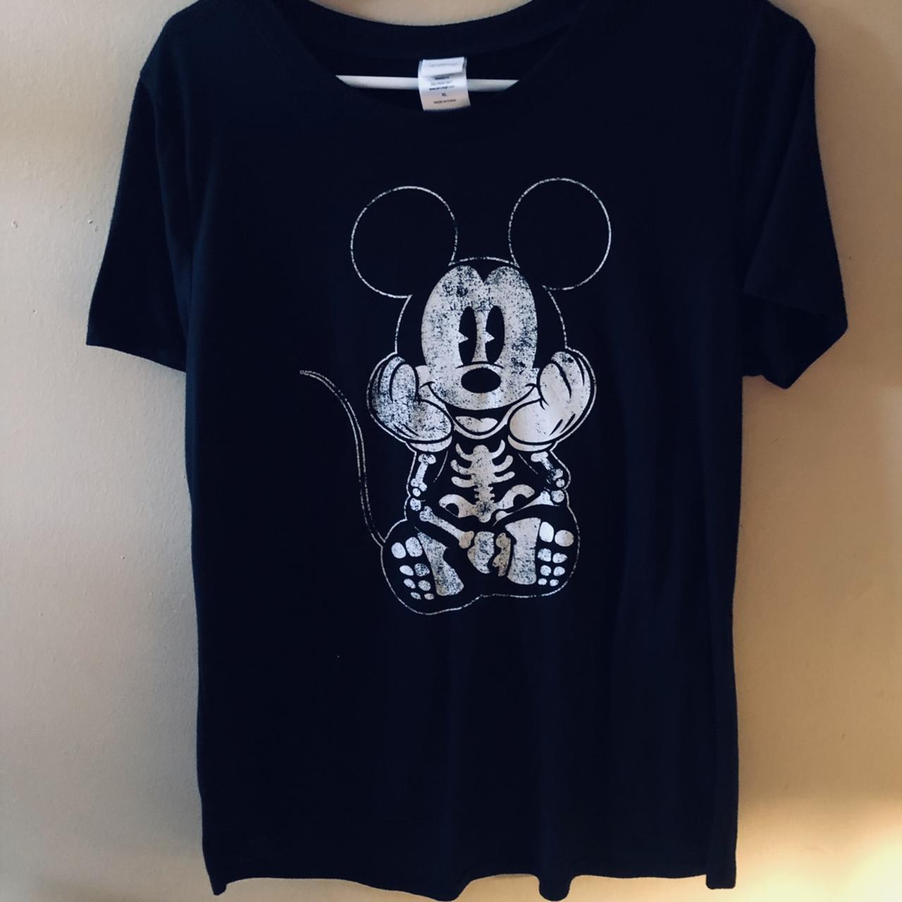 target mickey skeleton shirt