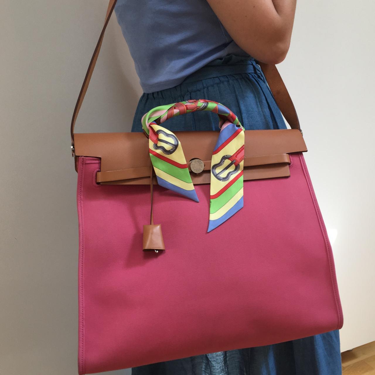 Hermes herbag online pink