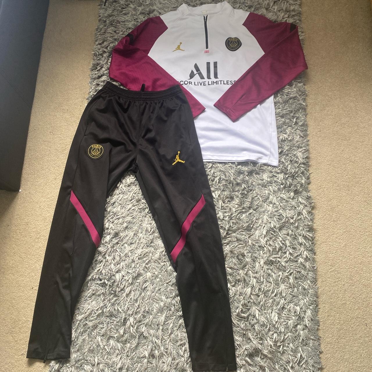 mens pink psg tracksuit