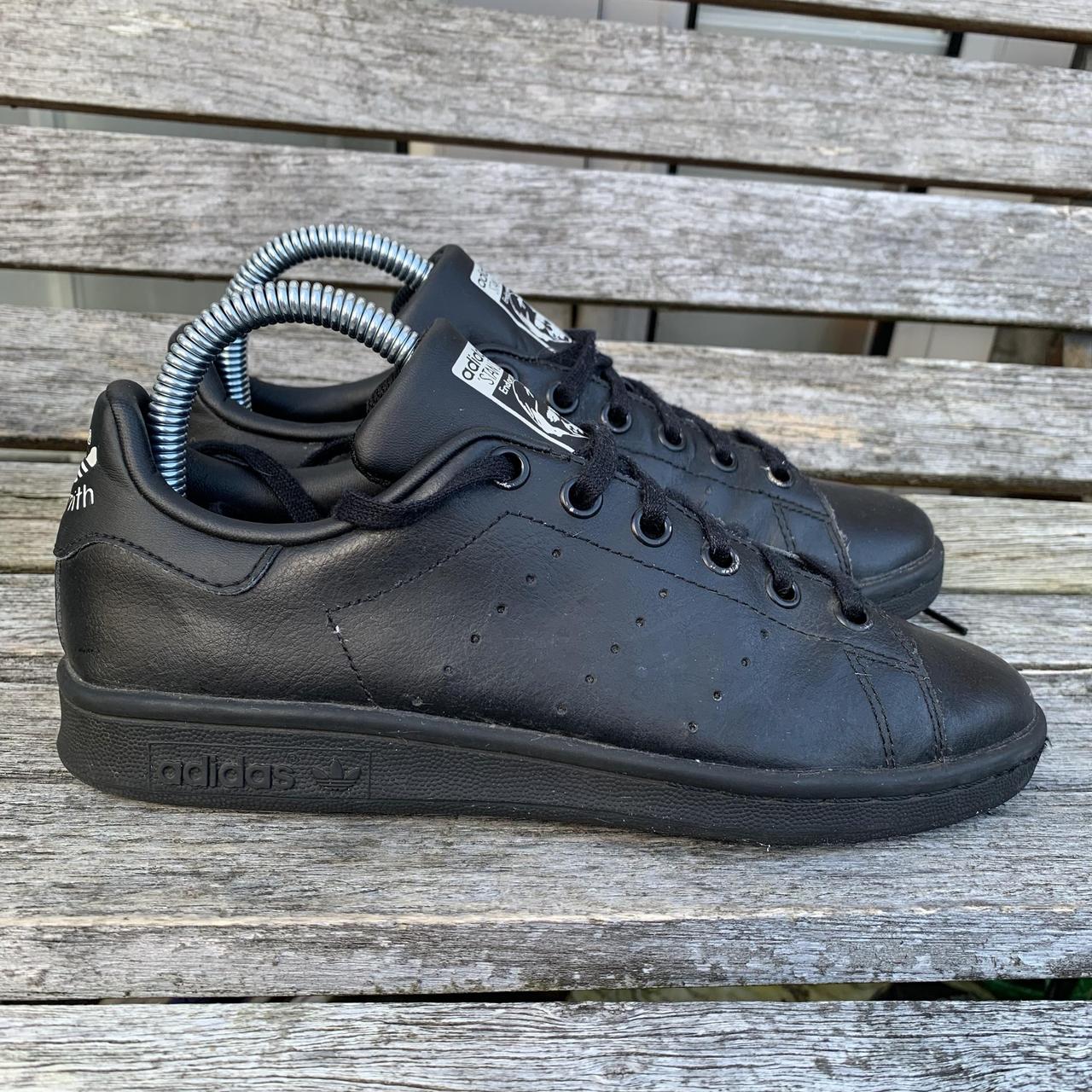 stan smith black trainers