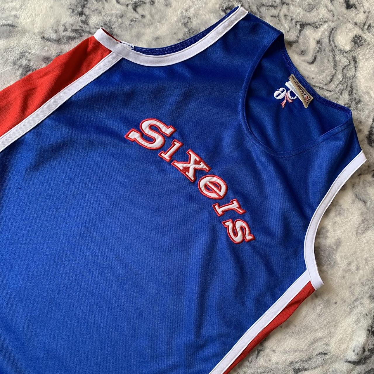 MEN'S VTG MAJESTIC NBA PHILADELPHIA 76ERS BASKETBALL - Depop