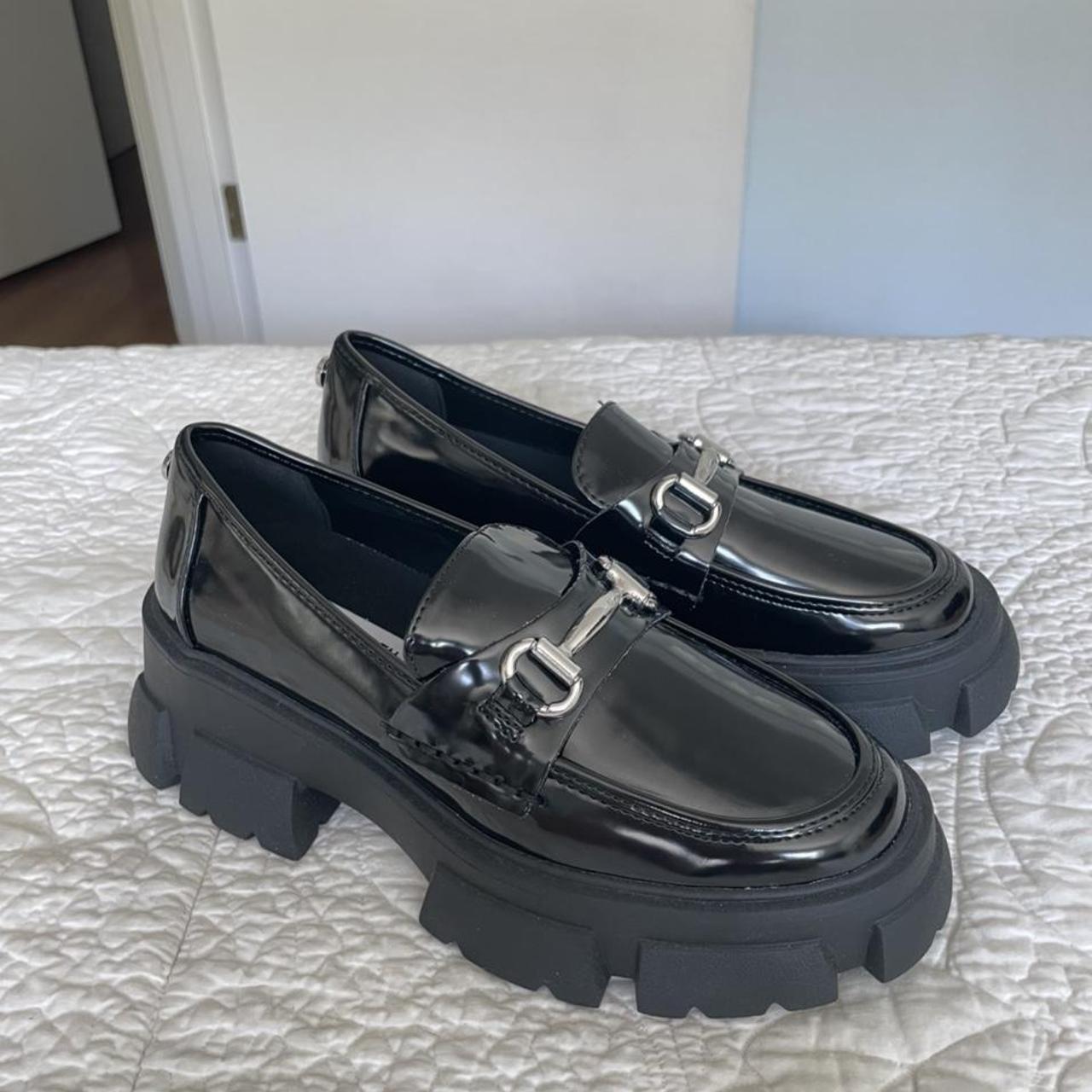 Steve Madden Platform Loafers. NEVER WORN. - size... - Depop