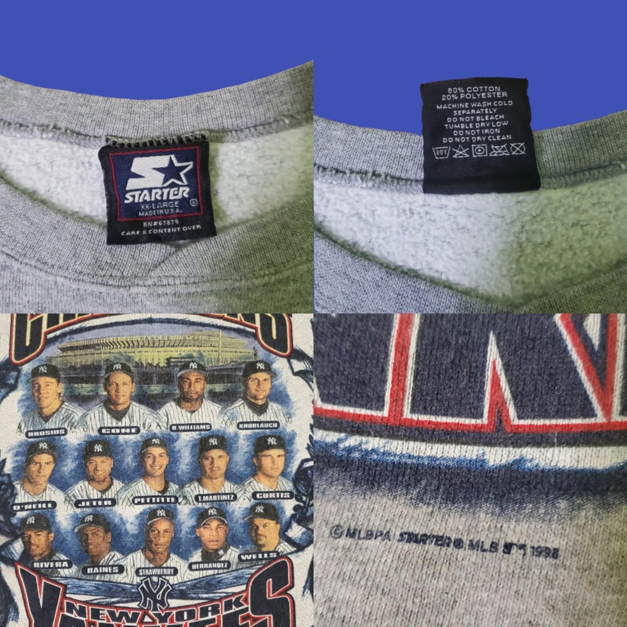Vintage Yankees Starter Sweatshirt 1998 New York - Depop