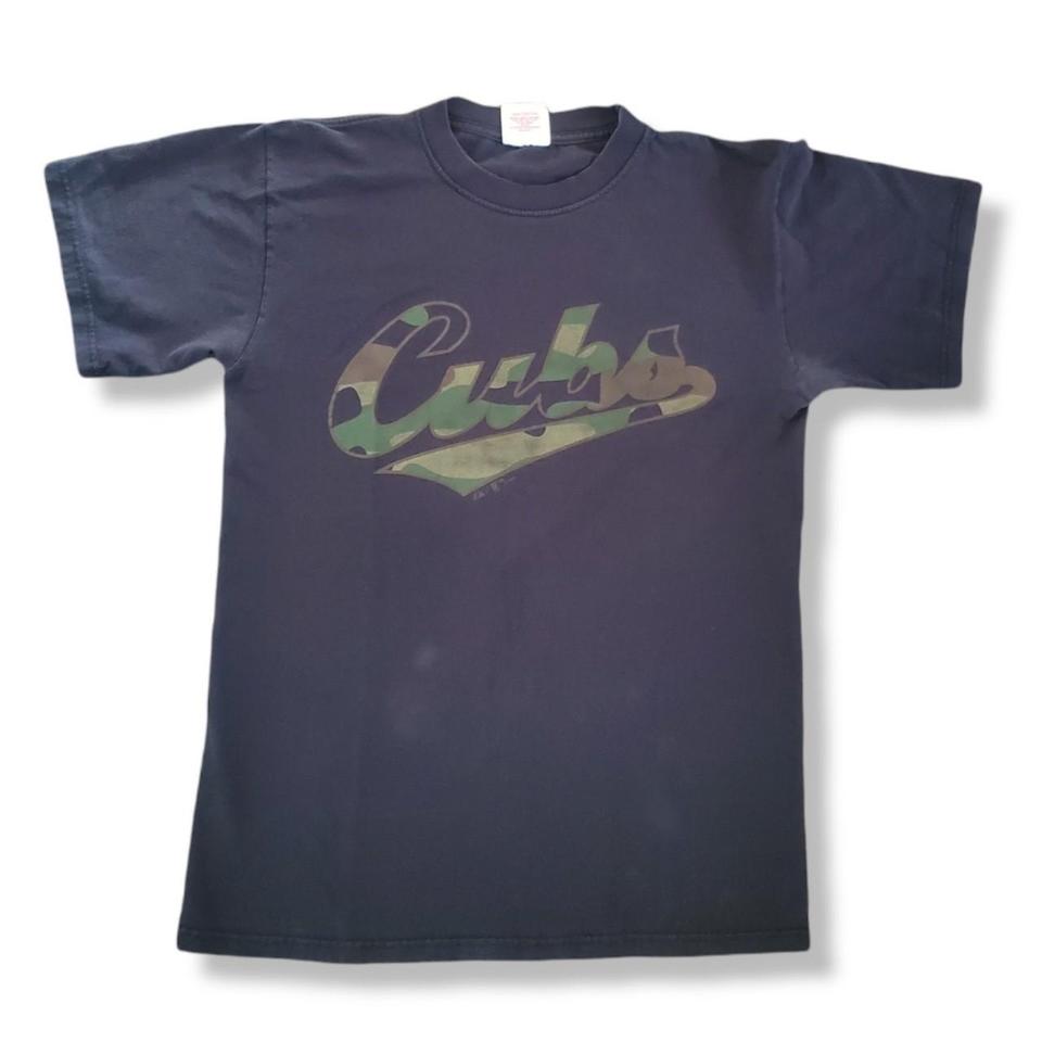 Camo Chicago Cubs Tshirt 2005 MLB Chicago Cubs camo - Depop