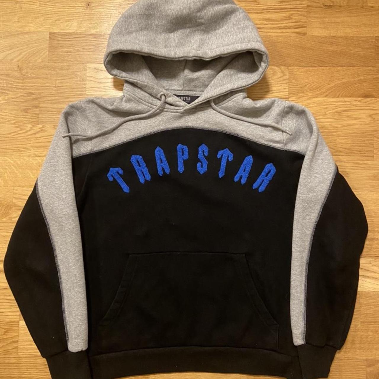 Geedup Handstyle x Trapstar Irongate Arch Hoodie 'Cool Blue White'
