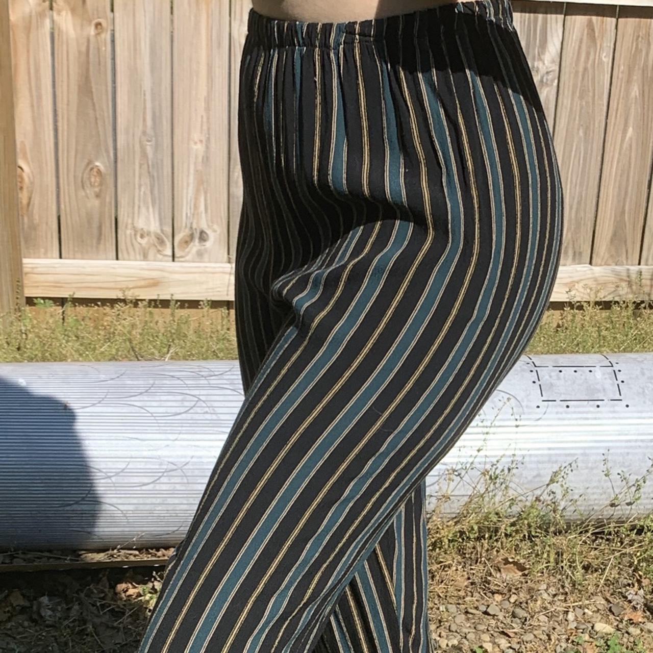 BRANDY MELVILLE Cute STRIPED Cotton Cropped Pants Small Made in ITALY | eBay