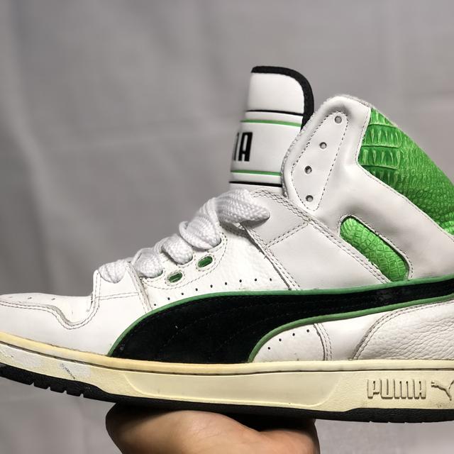 Puma high tops outlet green