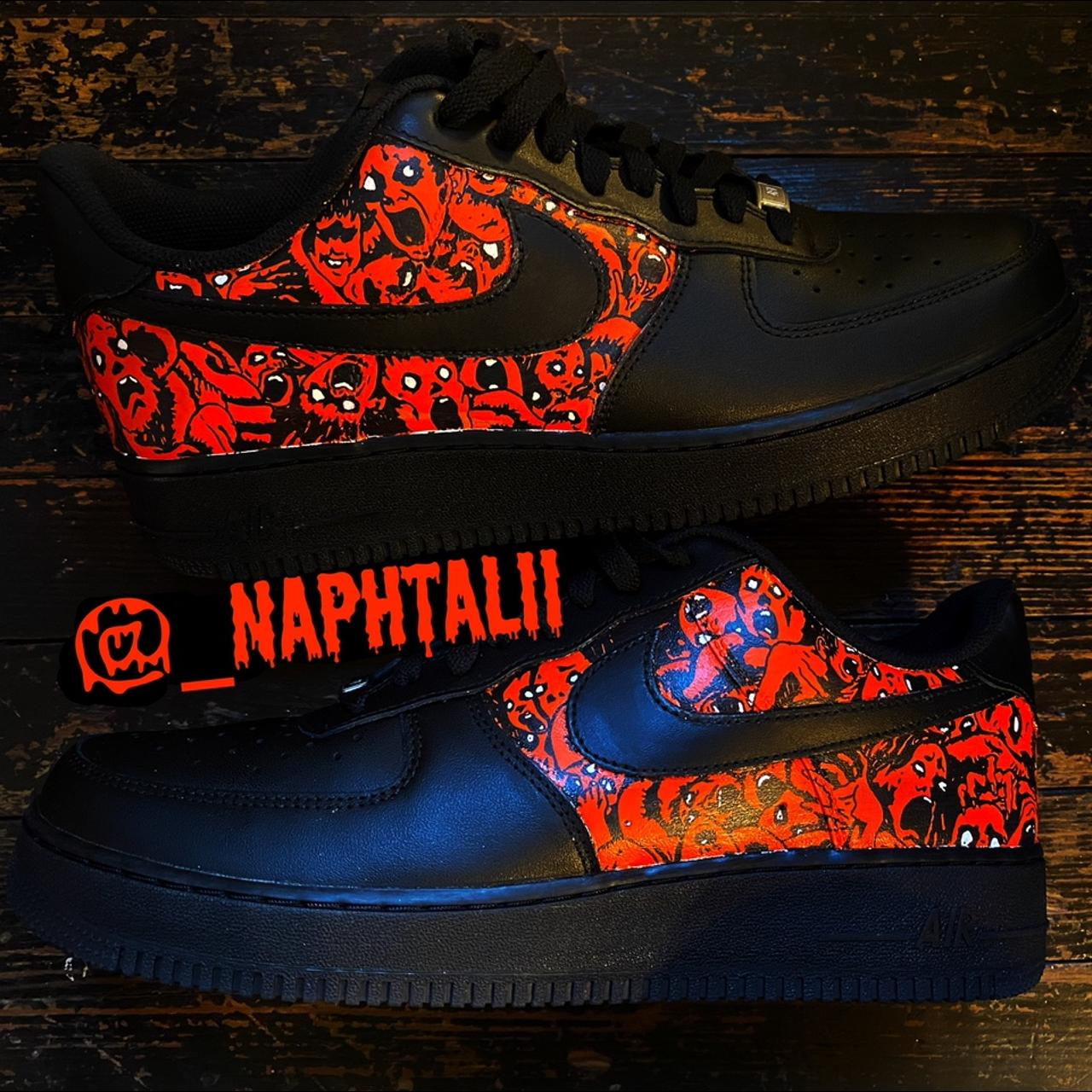 Custom EROSION Horror Air Force 1 Shoes 