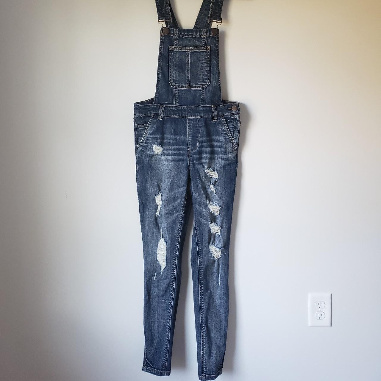 Blue Jean Overalls Super cute y2k pant overalls.... Depop