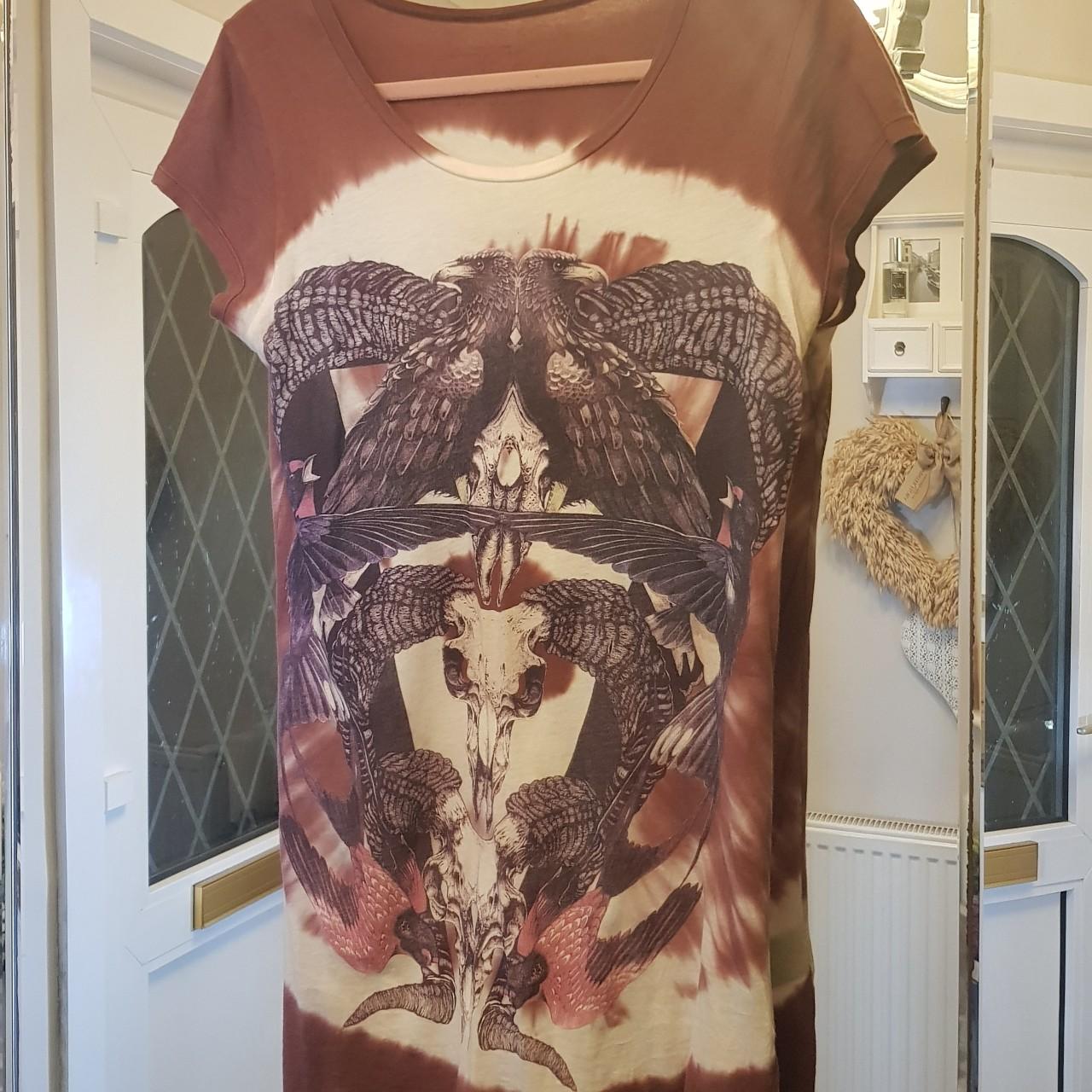 all saints tie dye t shirt