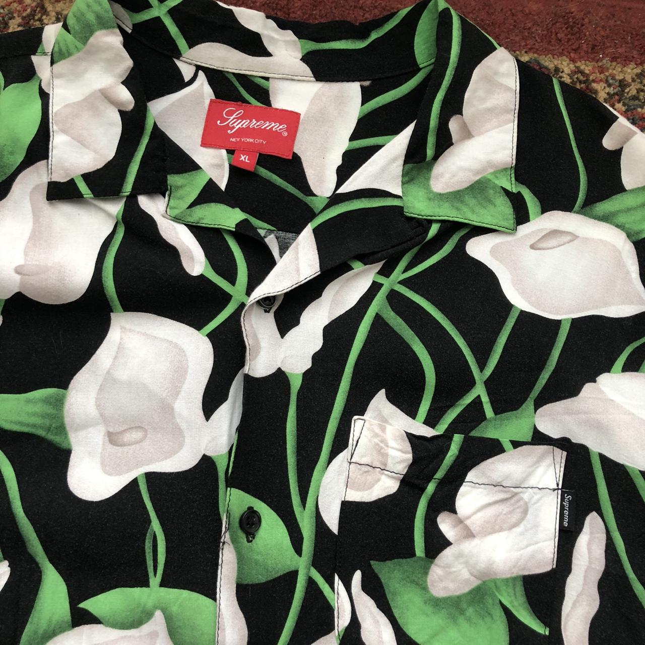 Supreme Lily's Rayon shirt Size XL 9/10 condition - Depop