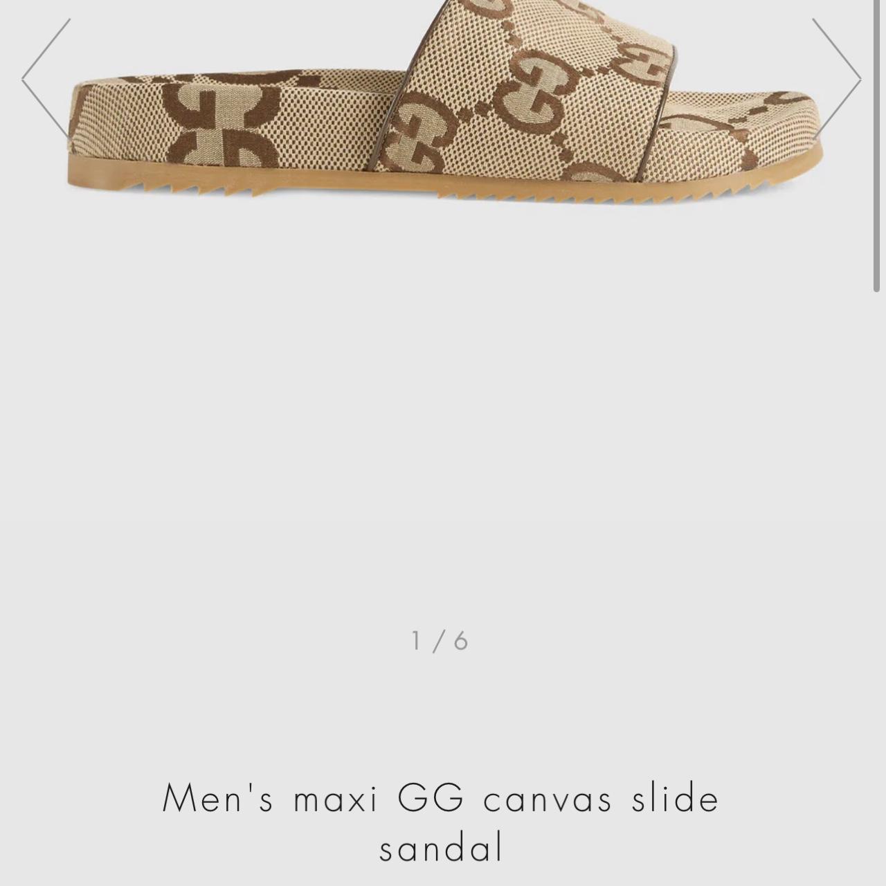 Brand new mens Gucci slides. Size 46. Too narrow for... Depop