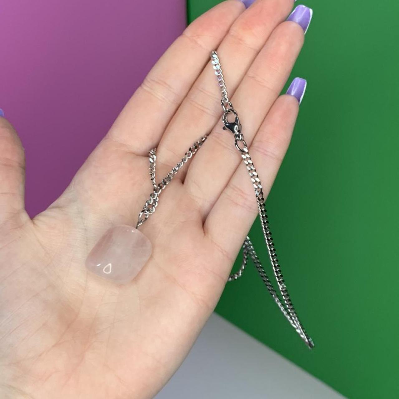 Product Image 2 - Rose quartz tumble necklace 🦋

This