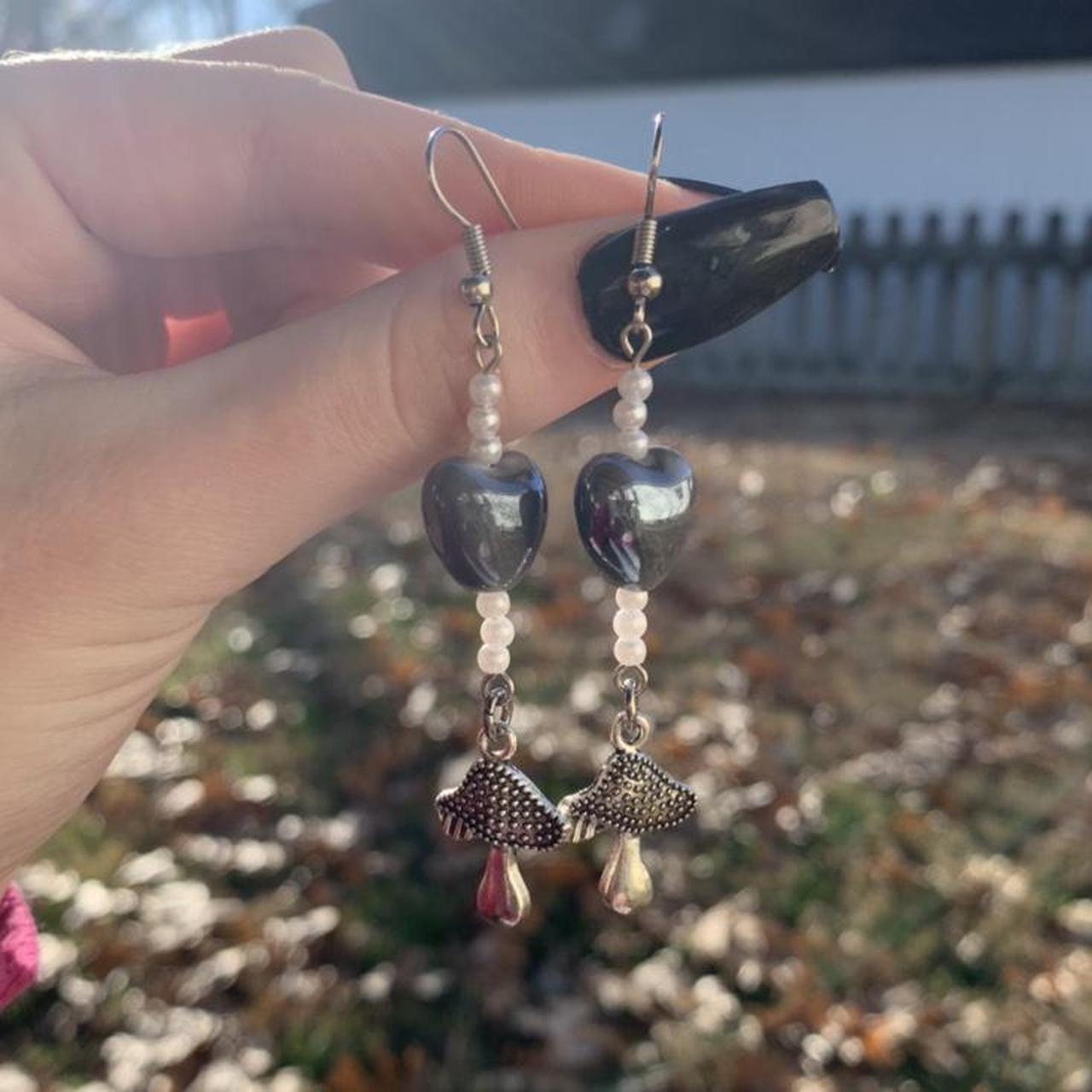 Women's Silver and Black Jewellery