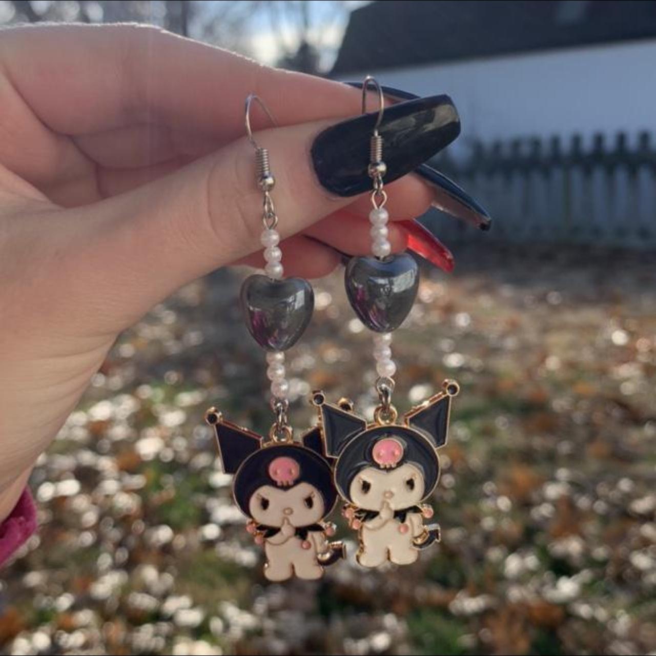 Women's Black and Pink Jewellery