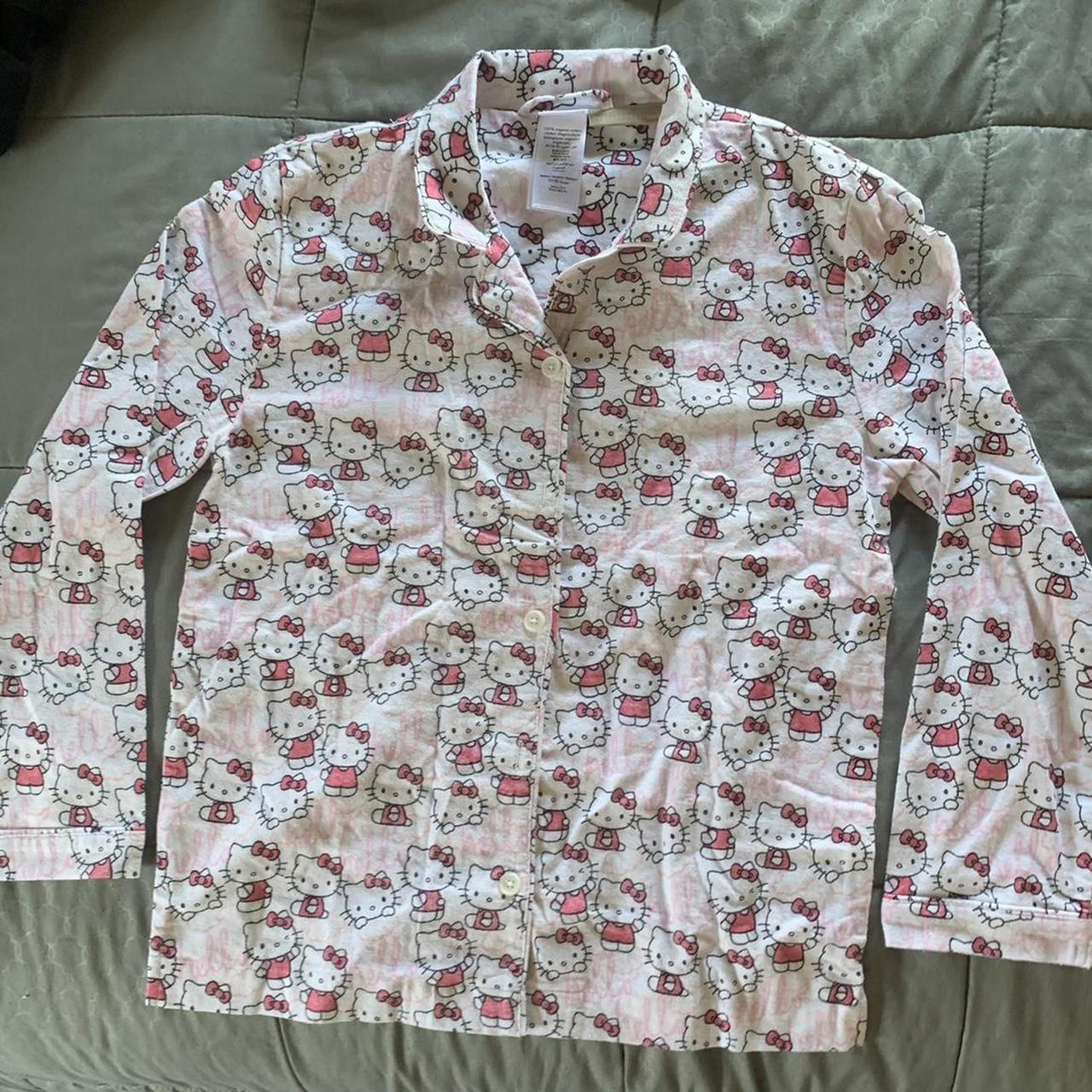 Product Image 1 - hello kitty button up pajama