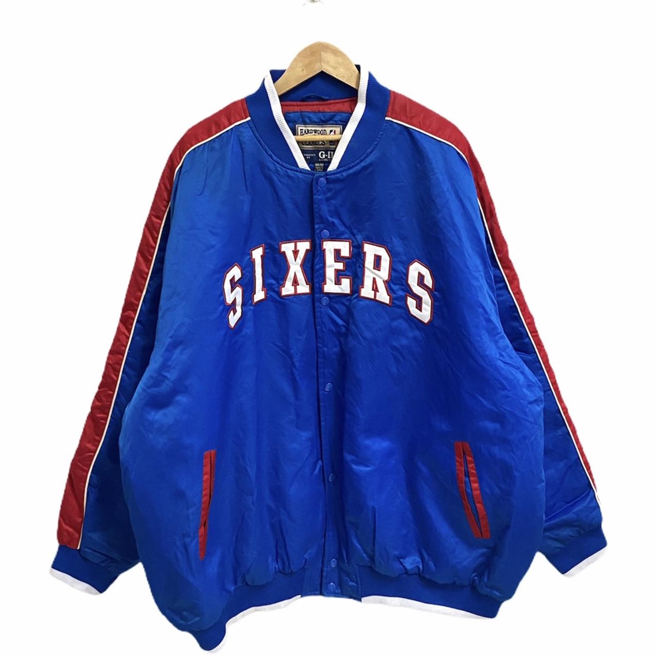 MEN'S VTG MAJESTIC NBA PHILADELPHIA 76ERS BASKETBALL - Depop