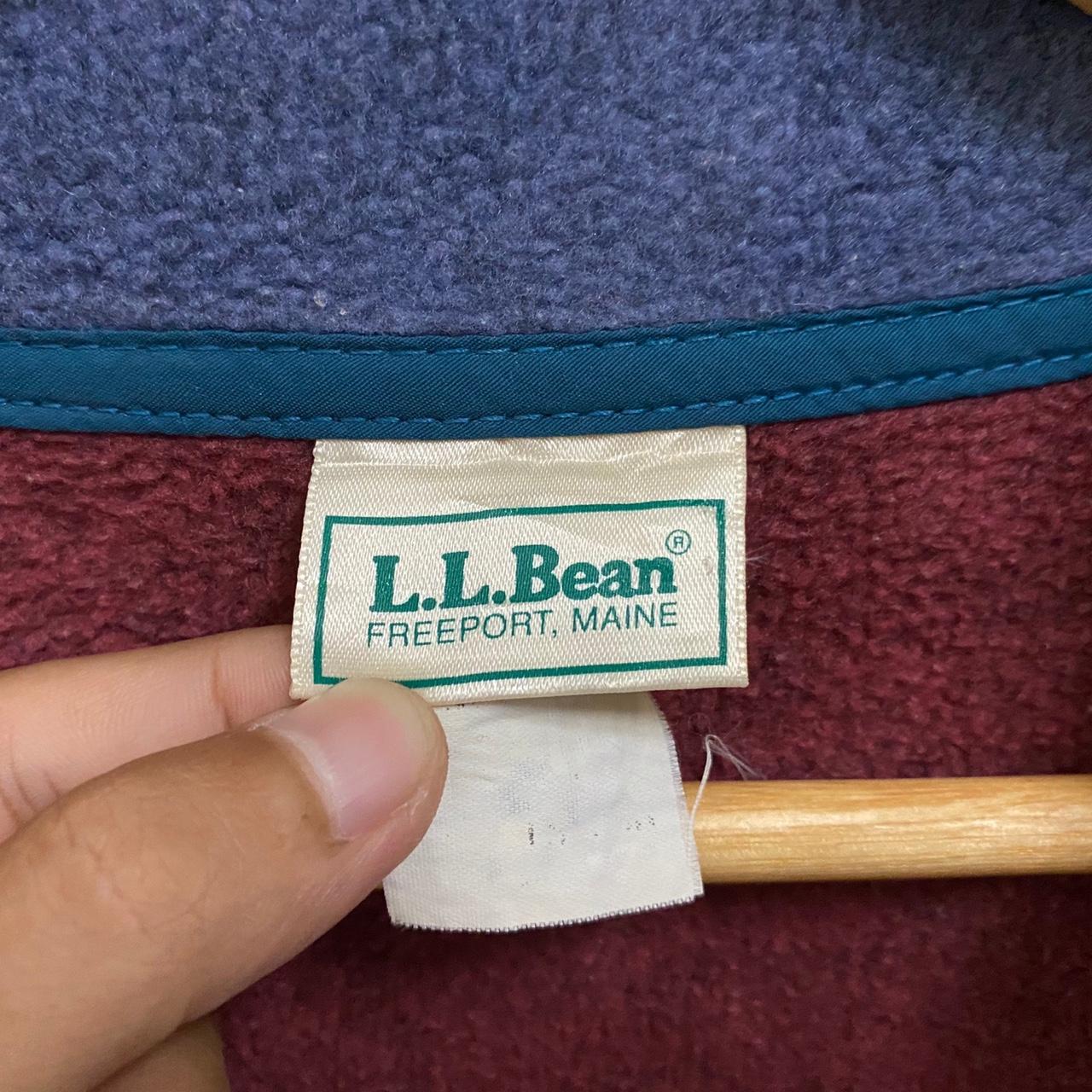 Vintage L.L.Bean Outdoor Sportswear Fleece Half... - Depop