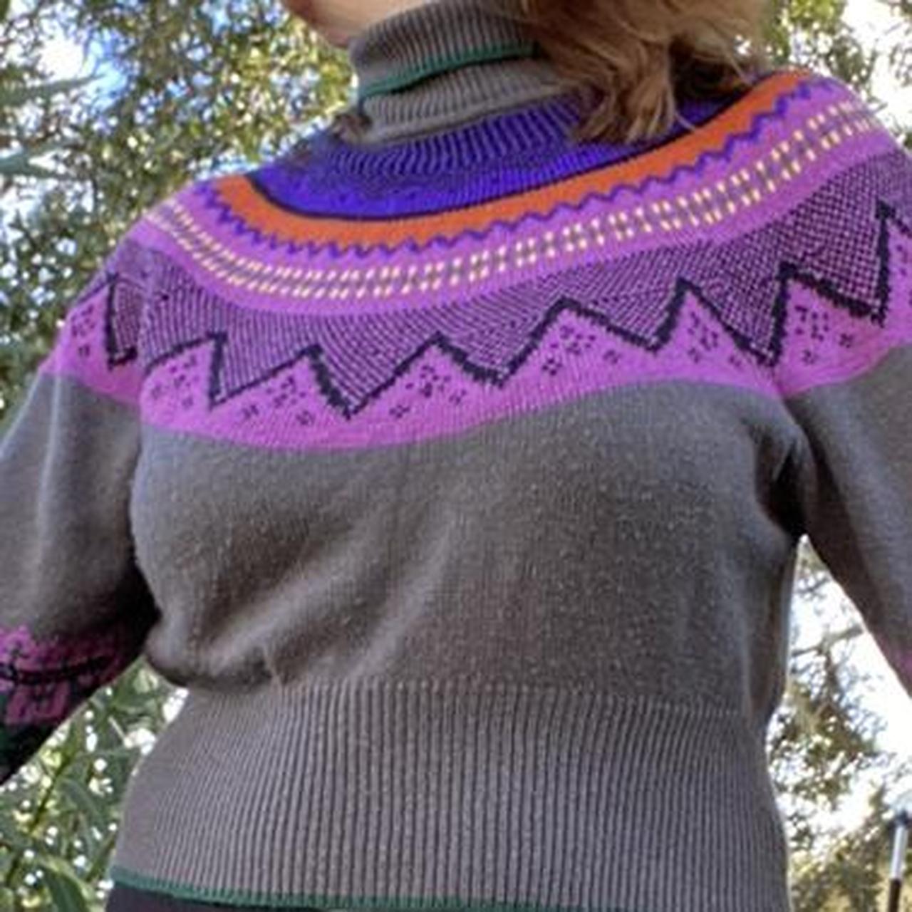 Product Image 3 - Vintage Cristina Turtleneck Colorful Sweater!
Adorable