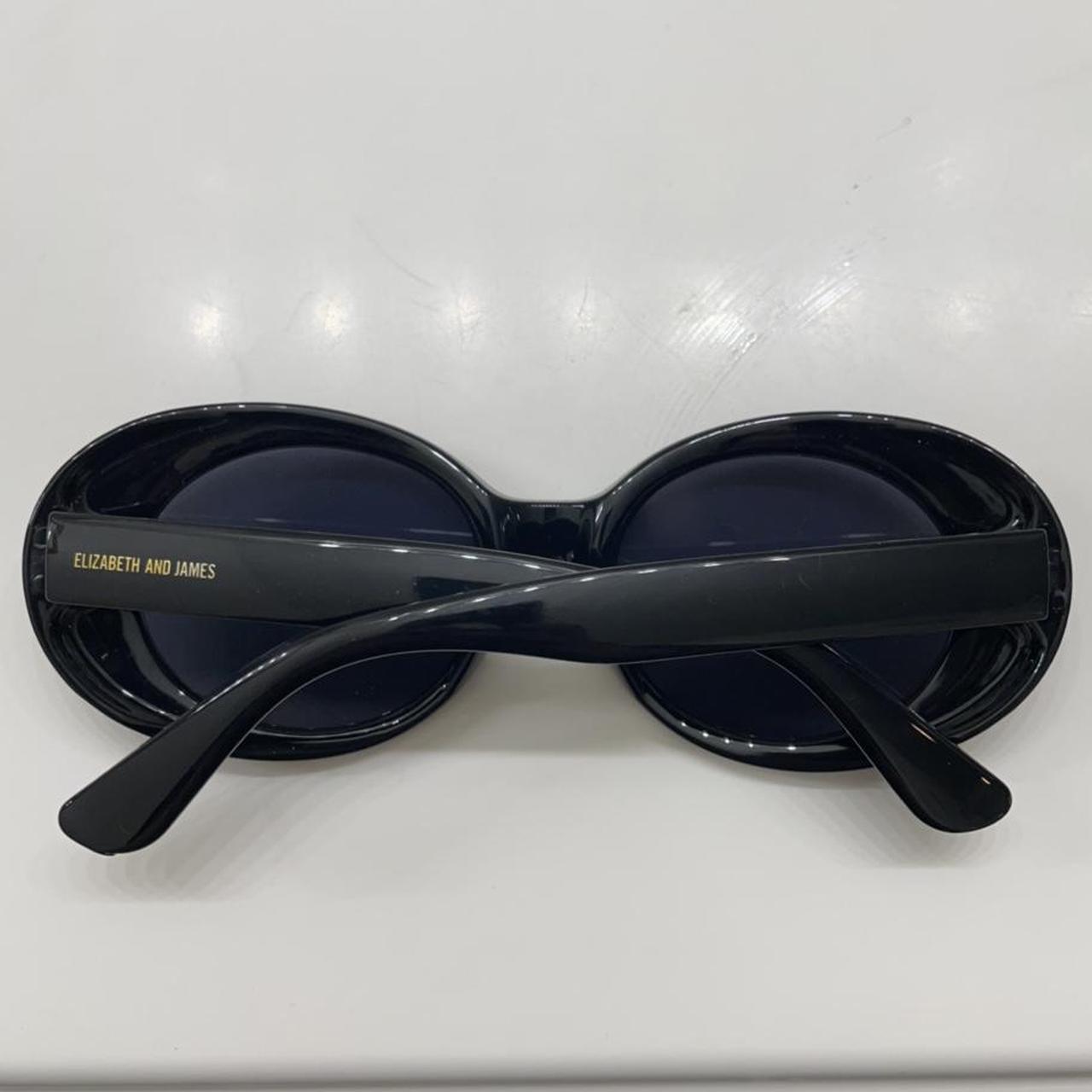 Women's Black and Gold Sunglasses (2)