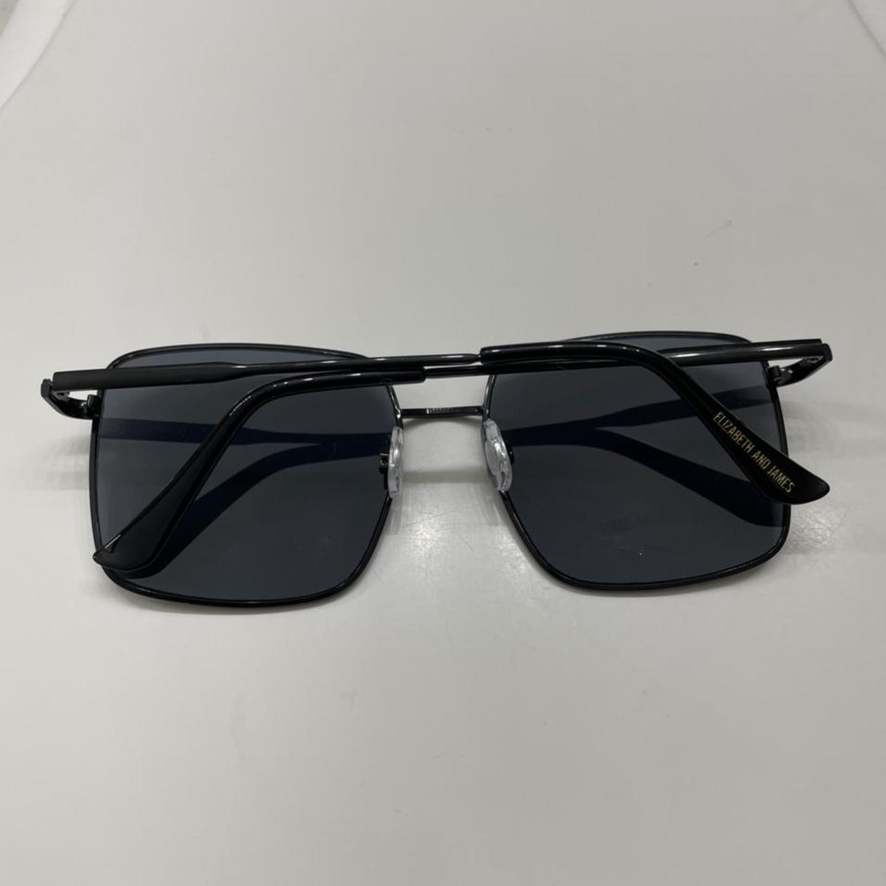 Women's Black and Gold Sunglasses (3)