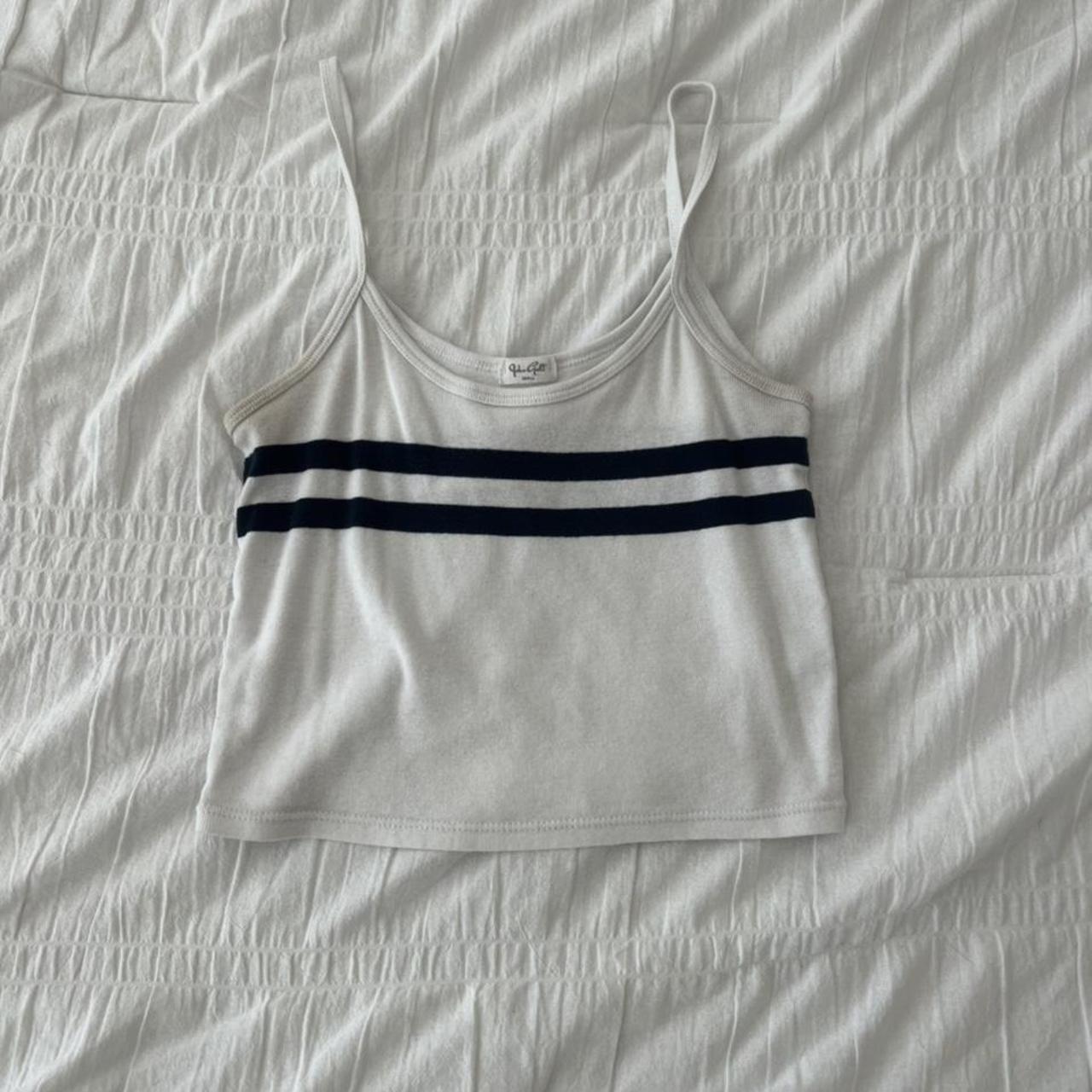 BRANDY MELVILLE STRIPED TANK -so cute for - Depop