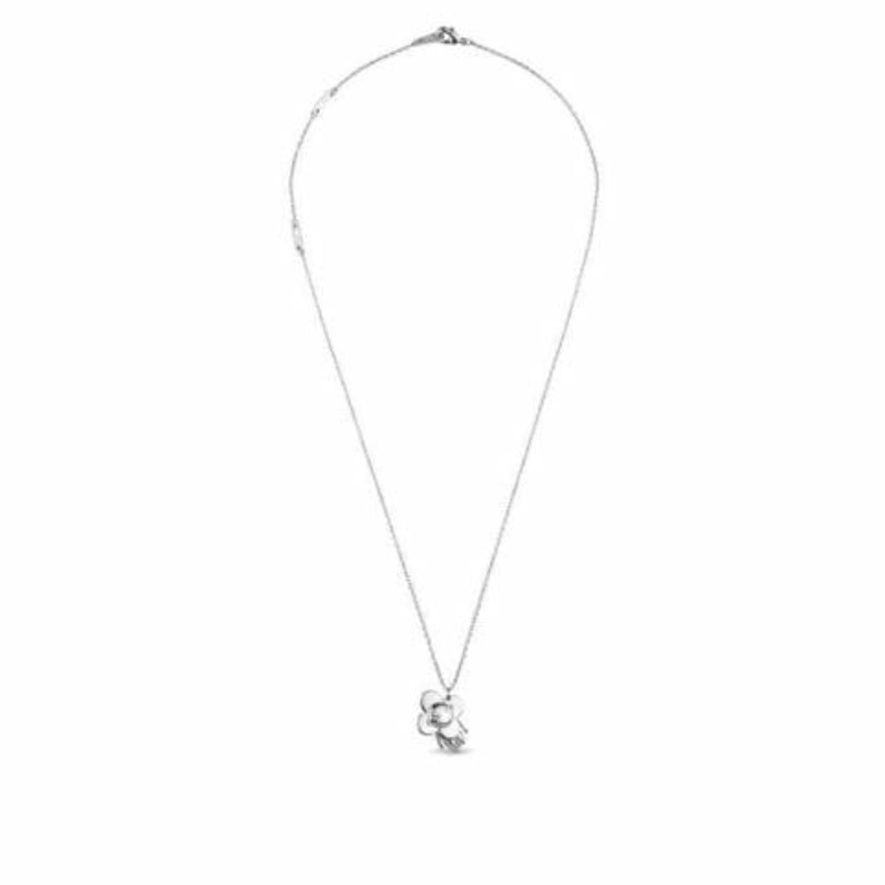Louis Vuitton charm necklace. About 20” long. Charm - Depop