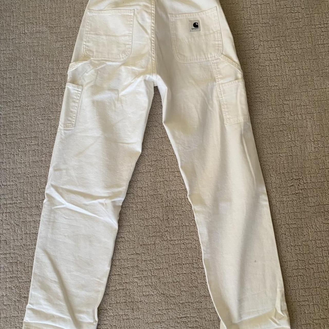 White Carhartt Carpenter Pants Clean, no stains.... - Depop