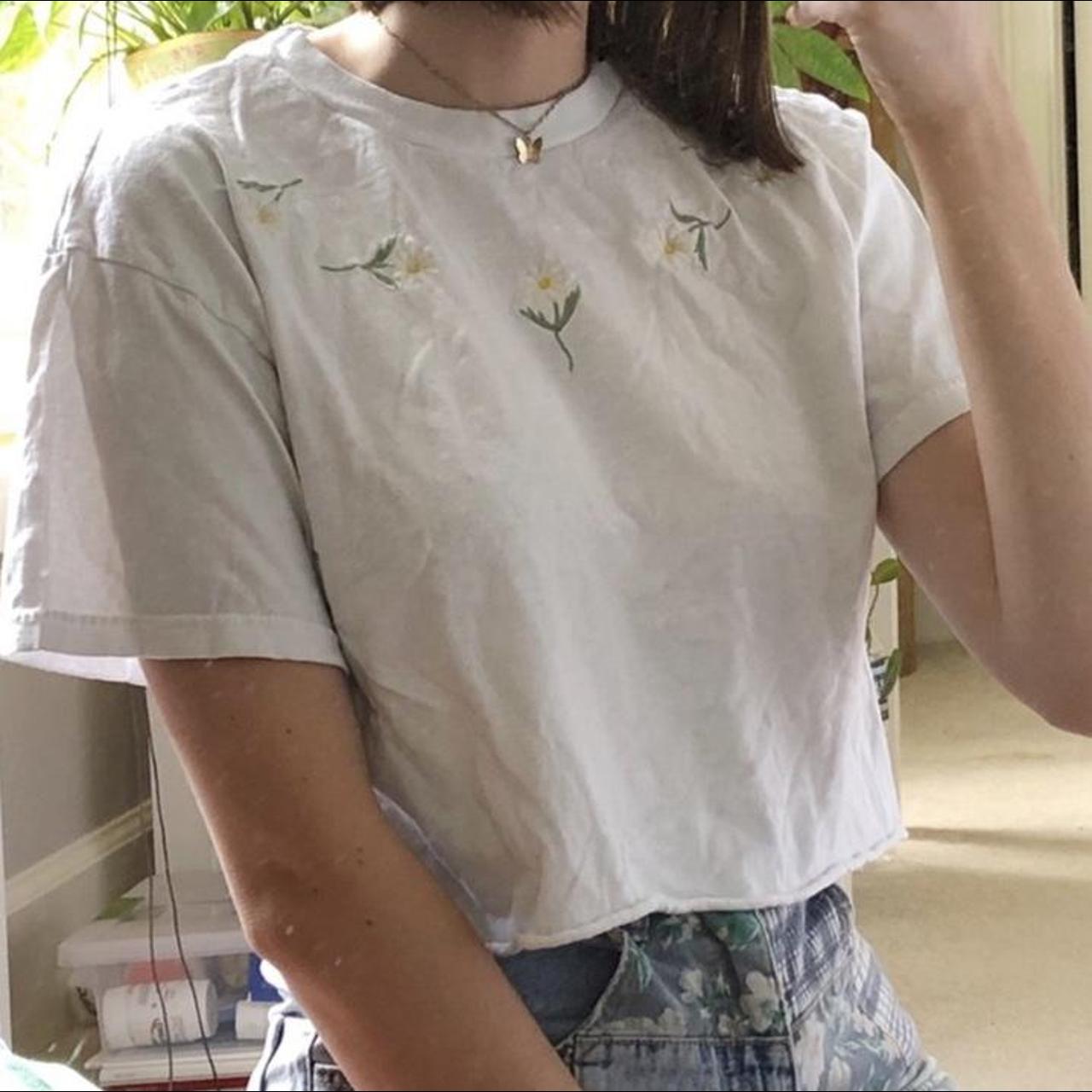 Brandy Melville White Off the Shoulder Blouse Size - Depop