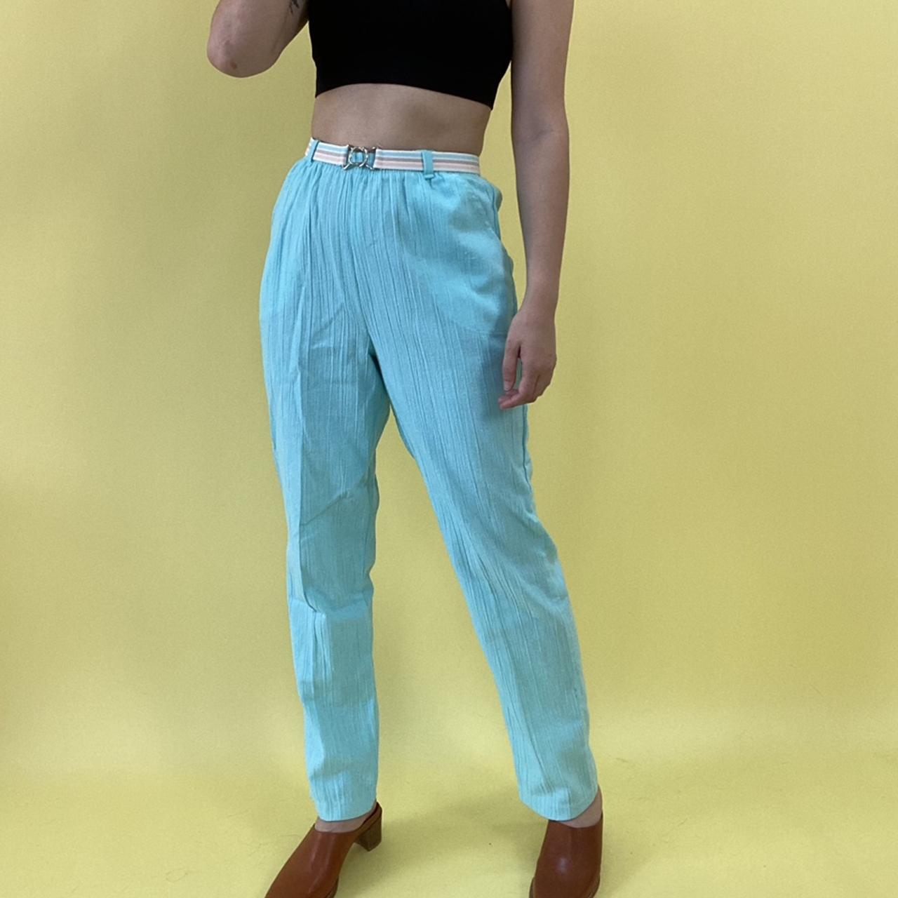 High waisted 80s sales pants