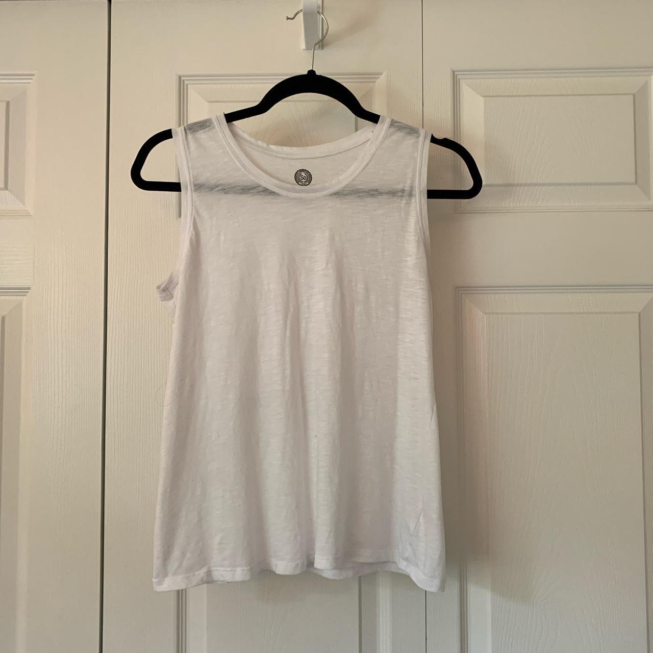 So Eco Women's White Vest Depop