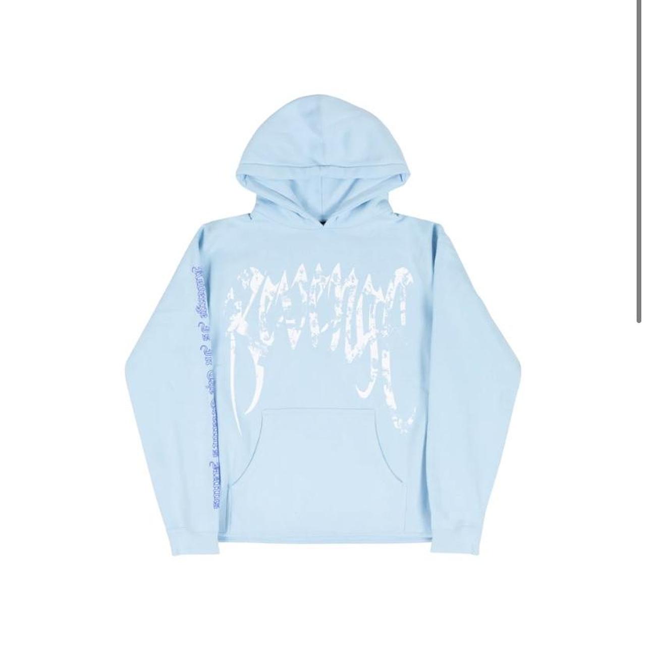 Juice WRLD X Revenge Photo Hoodie orders Blue