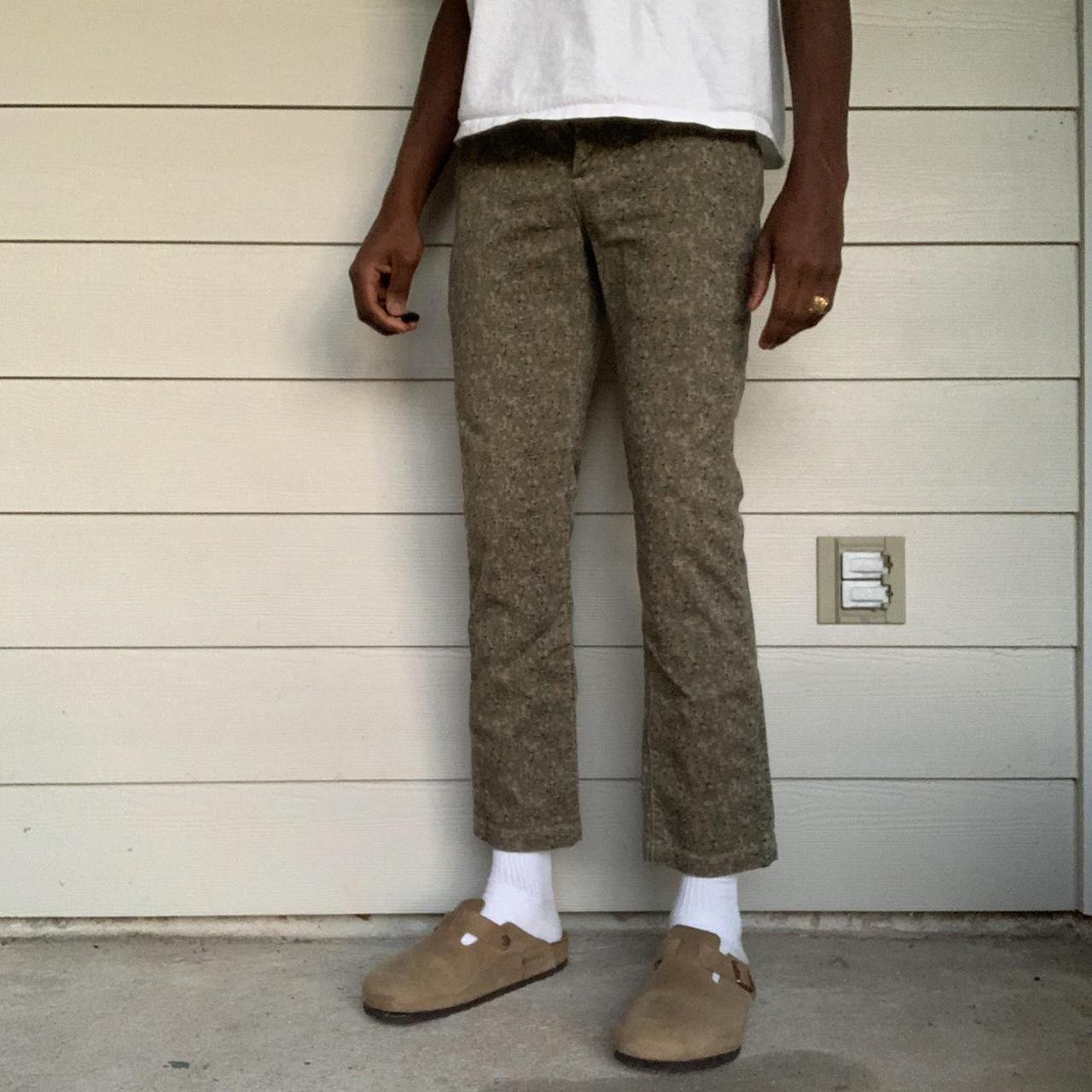 Levi's Men's Green and Brown Trousers